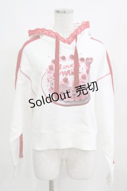 画像1: MILK / Lovely MILK   オフ×レッド H-25-03-21-063-ML-TO-KB-ZH