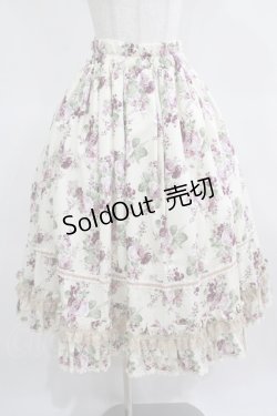 画像2: PrivateSquare. / Bloomロングスカート  生成×パープル H-25-03-21-007-LO-SK-KB-ZH