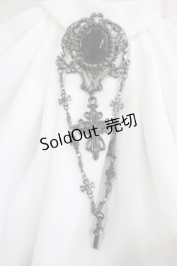 画像2: BPN / ブローチ付ジャボタイ  白 H-25-03-21-071-GO-ZA-KB-ZH