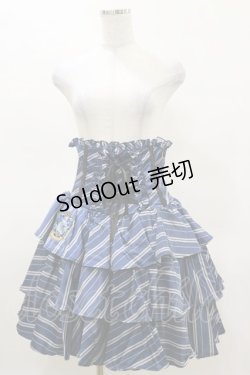 画像1: ATELIER PIERROT / ハリー・ポッター フリルコルセットスカート  レイブンクロー（ブルー） H-25-03-21-2003-EL-SK-KB-ZH