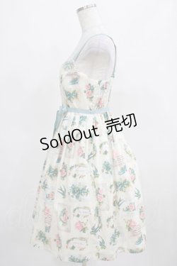 画像2: Leur Getter / Antique Cardウエストリボン付ワンピース  オフ H-25-03-21-015-LU-OP-KB-ZH