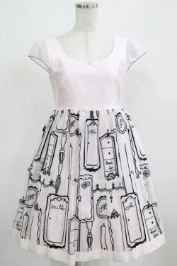 画像1: MILK / Sweet's doorドレス  ベビーピンク H-25-03-21-017-ML-OP-KB-ZH