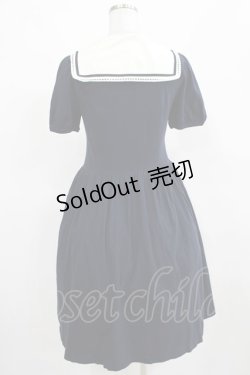 画像3: Jane Marple / ソフトマリン天竺クラシックマリンカラーのワンピース  ネイビー H-25-03-21-021-JM-OP-KB-ZH