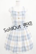 MILK / チェルシージャンパースカート  パウダーサックス H-25-03-21-023-ML-OP-KB-ZH