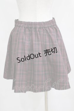 画像3: NOEMIE / レースアップ切り替えスカパン M ピンク H-25-03-22-028-GO-SK-NS-ZH