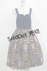 axes femme POETIQUE / ショコラトリーキャミワンピース M ネイビー H-25-03-22-004-AX-OP-NS-ZH