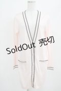 JESUS DIAMANTE / ロココロングカーデ 38 ピンク H-25-03-22-033-JE-TO-NS-ZH