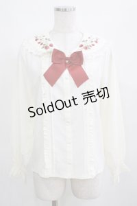 axes femme POETIQUE / ストロベリーフィールドブラウス M 生成り H-25-03-22-034-AX-BL-NS-ZH