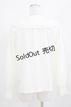 画像3: axes femme POETIQUE / ストロベリーフィールドブラウス M 生成り H-25-03-22-034-AX-BL-NS-ZH