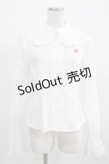 BABY,THE STARS SHINE BRIGHT / BABY刺繍入り丸衿ブラウス Free オフ H-25-03-22-037-BA-BL-NS-ZH