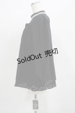 画像2: axes femme POETIQUE / ナイトメアー・ビフォア・クリスマス 刺繍ブラウス M ブラック H-25-03-22-040-AX-BL-NS-ZH