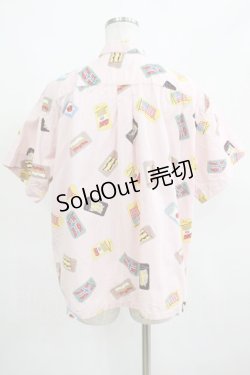 画像3: PINK HOUSE / 国旗プリント半袖シャツ Free ピンク H-25-03-22-041-LO-BL-NS-ZH
