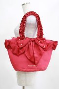 Maison de FLEUR / 白雪姫フリルハンドルトートバッグ  レッド H-25-03-22-049-LO-BG-NS-ZH