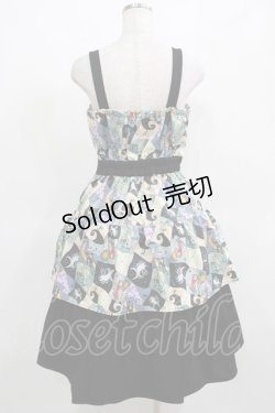 画像3: axes femme POETIQUE / ナイトメアー・ビフォア・クリスマス/ツギハギ風ワンピース M ブラック H-25-03-22-005-AX-OP-NS-ZH