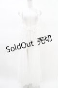 Candy Stripper / MISSING YOU SUSPENDER TULLE SKIRT  オフホワイト H-25-03-22-1001-PU-SK-KB-ZH