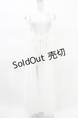 Candy Stripper / MISSING YOU SUSPENDER TULLE SKIRT  オフホワイト H-25-03-22-1001-PU-SK-KB-ZH