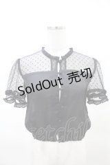 MILK / コスメティックカーデ  ブラック H-25-03-22-1030-ML-TO-KB-ZH