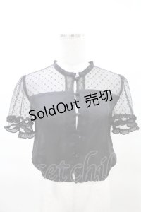 MILK / コスメティックカーデ  ブラック H-25-03-22-1030-ML-TO-KB-ZH