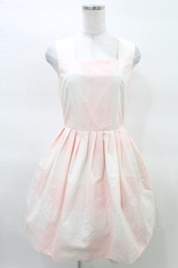 画像1: MILK / GINGHAMジャンパースカート  ピンク H-25-03-22-1003-ML-OP-KB-ZH