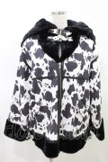 Candy Stripper / ECO MOUTON SAILORジャケット 2 白×黒 H-25-03-22-1032-PU-JA-KB-ZT-C014