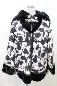 Candy Stripper / ECO MOUTON SAILORジャケット 2 白×黒 H-25-03-22-1032-PU-JA-KB-ZT-C014