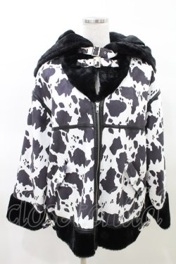 画像1: Candy Stripper / ECO MOUTON SAILORジャケット 2 白×黒 H-25-03-22-1032-PU-JA-KB-ZT-C014