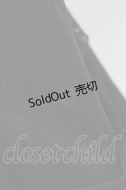 画像4: BPN / ストライプZIPコート  黒 H-25-03-22-1034-GO-CO-KB-ZH