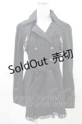 h.Jelly HONEY / 2Wayトレンチコート  黒 H-25-03-22-1035-HN-CO-KB-ZH