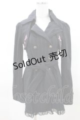 h.Jelly HONEY / 2Wayトレンチコート  黒 H-25-03-22-1035-HN-CO-KB-ZH