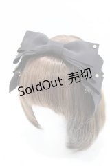 Melody BasKet / グログランリボンクリップ  ブラック H-25-03-22-1036-LO-AC-KB-ZH