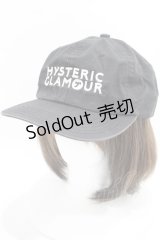 HYSTERIC GLAMOUR / HYS SYMBOL LOGO刺繍キャップ  黒 H-25-03-22-1037-PU-AC-KB-ZH