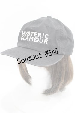 画像1: HYSTERIC GLAMOUR / HYS SYMBOL LOGO刺繍キャップ  黒 H-25-03-22-1037-PU-AC-KB-ZH