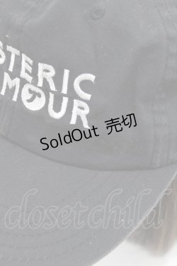 画像3: HYSTERIC GLAMOUR / HYS SYMBOL LOGO刺繍キャップ  黒 H-25-03-22-1037-PU-AC-KB-ZH