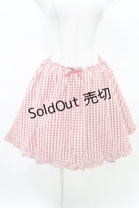 MILK / プリティーナスカート  レッドギンガム H-25-03-22-1010-ML-SK-KB-ZH