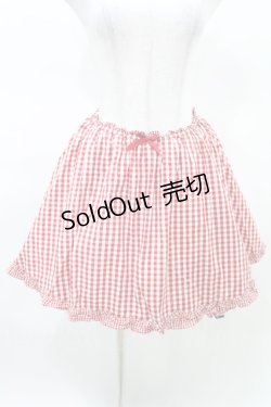画像1: MILK / プリティーナスカート  レッドギンガム H-25-03-22-1010-ML-SK-KB-ZH