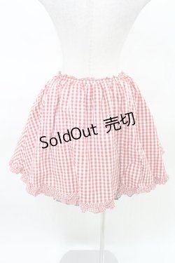 画像2: MILK / プリティーナスカート  レッドギンガム H-25-03-22-1010-ML-SK-KB-ZH