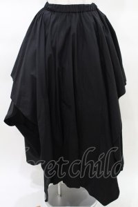 ATELIER BOZ / ランダムロングスカート  黒 H-25-03-22-1012-EL-SK-KB-ZH
