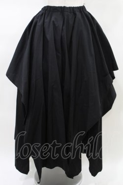画像2: ATELIER BOZ / ランダムロングスカート  黒 H-25-03-22-1012-EL-SK-KB-ZH