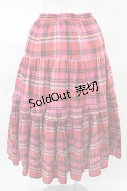 画像2: Candy Stripper / HOLY DAYS TIERED SKIRT  ピンク H-25-03-22-1013-PU-SK-KB-ZH