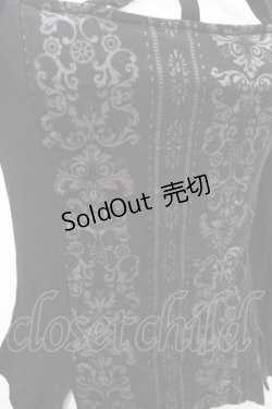 画像3: STEAM / チョーカーホルターカットソー  黒×茶 H-25-03-22-1018-HN-TO-KB-ZH