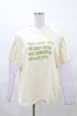 画像1: Candy Stripper / NIGHT AND DAY LAYERED   アイボリー H-25-03-22-1019-PU-TO-KB-ZH