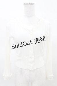 MILK / Sweetリブカーディガン  オフ H-25-03-22-1024-ML-TO-KB-ZH