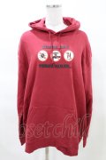 Candy Stripper / THREE RULES HOODIE  レッド H-25-03-22-1026-PU-TO-KB-ZH