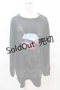 LISTEN FLAVOR / 禁じられた果実ロンT  黒 H-25-03-22-1028-PU-TO-KB-ZH
