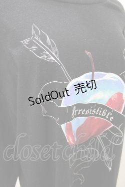 画像3: LISTEN FLAVOR / 禁じられた果実ロンT  黒 H-25-03-22-1028-PU-TO-KB-ZH