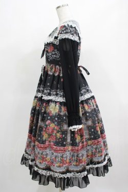 画像2: BABY,THE STARS SHINE BRIGHT / Le Bouquet de la Croix柄ワンピース Free ブラック H-25-03-22-001-BA-OP-NS-ZH