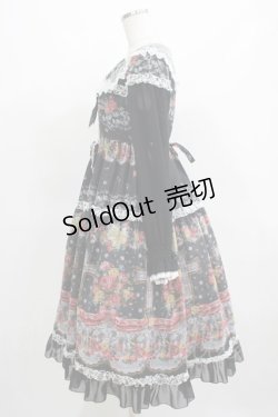 画像2: BABY,THE STARS SHINE BRIGHT / Le Bouquet de la Croix柄ワンピース Free ブラック H-25-03-22-001-BA-OP-NS-ZH