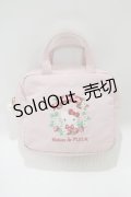 Maison de FLEUR / Hello Kitty/スクエアポーチ  ピンク H-25-03-22-053-LO-ZA-NS-ZH
