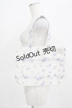 画像1: Victorian maiden / ローズガーデントートバッグ  ムーンライトブルー H-25-03-22-055-CL-BG-NS-ZH