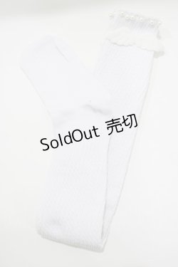 画像1: Ank Rouge / 羽×パールルーズソックス  オフ H-25-03-22-061-CA-ZA-NS-ZH